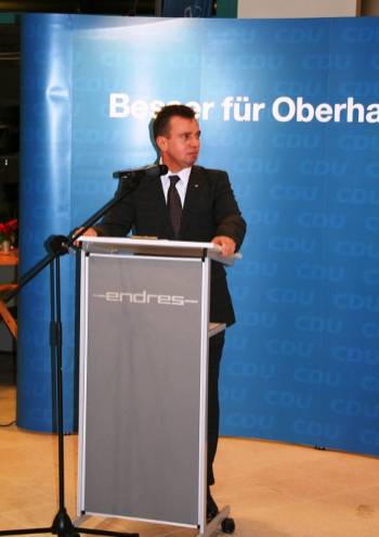 Neujahrsempfang 2011 - Frank Bommert MdL, CDU Kreisvorsitzender